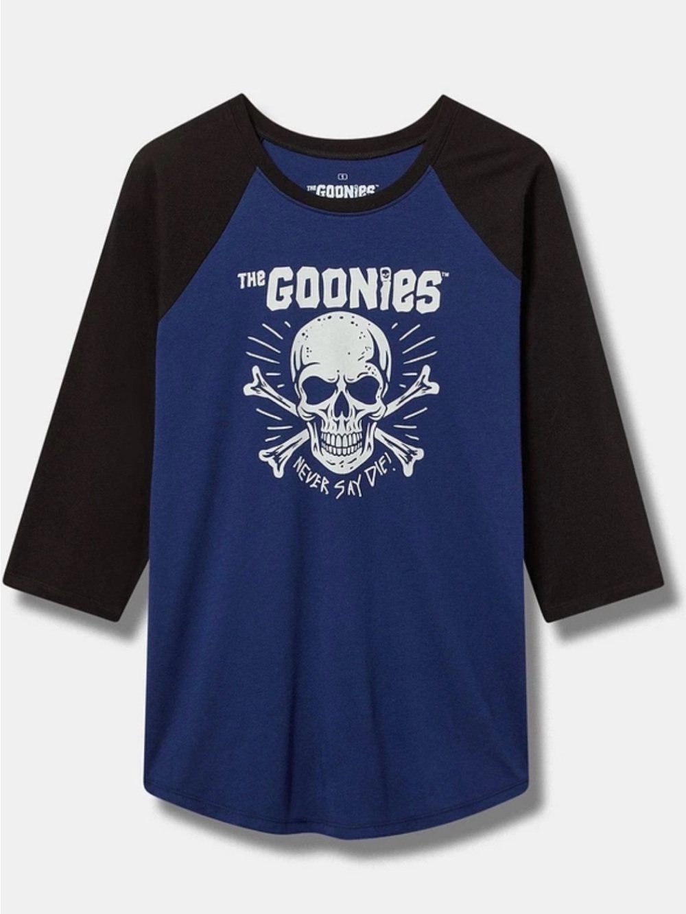 Torrid Blue & Black Goonies raglan Tee